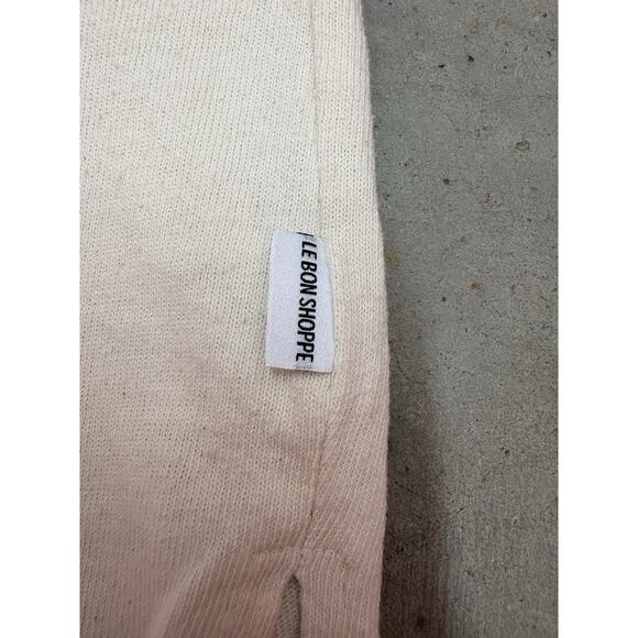 Le Bon Shoppe Au Naturel Knit Dress S Unbleached Undyed Minimalist - Picture 2 of 9